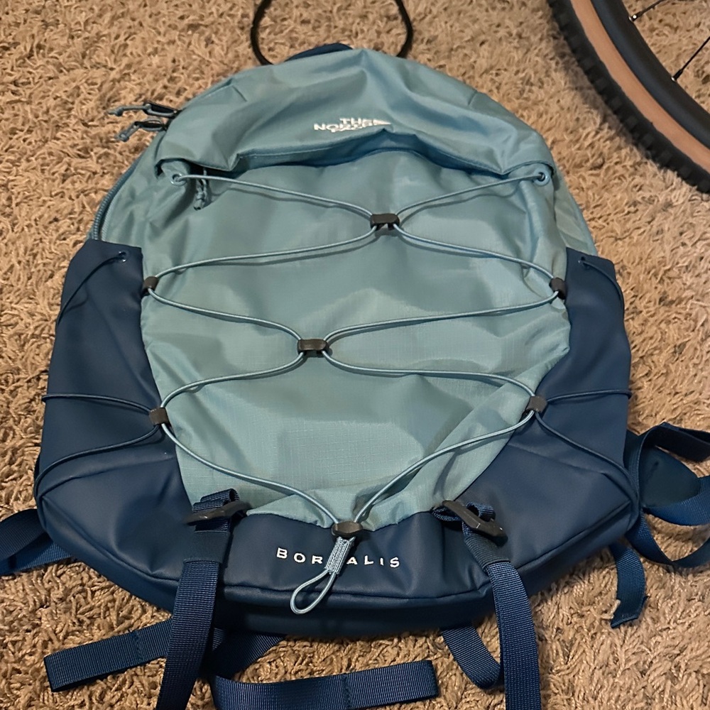 The North Face Blue Backpack